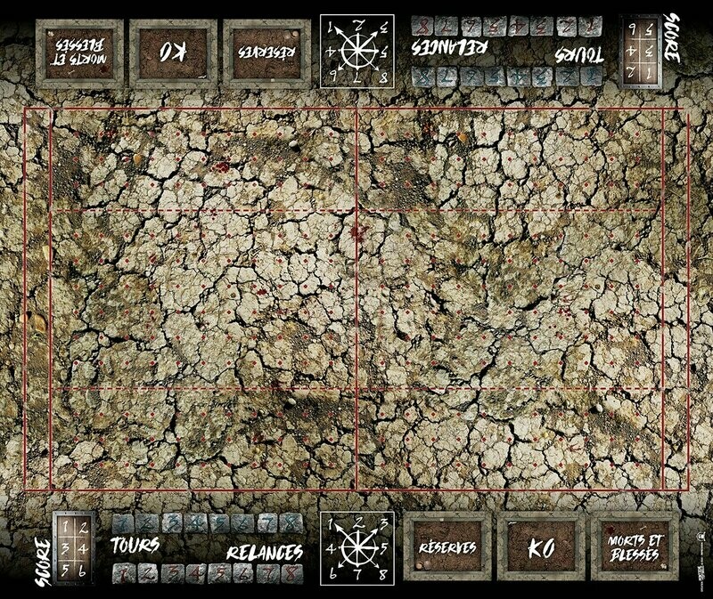 Terrain pour Blood Bowl ® compatible Aride