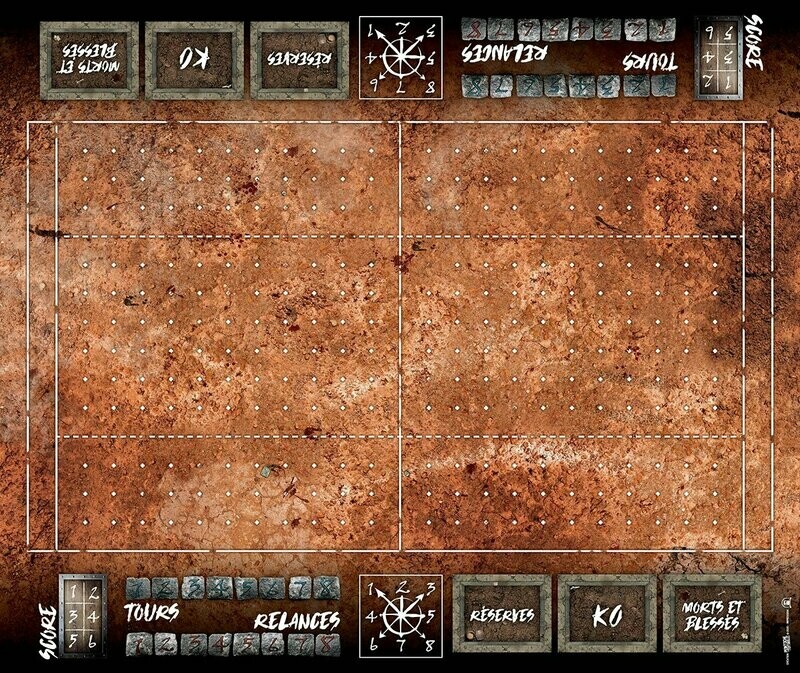 Terrain pour Blood Bowl ® compatible Wasteland