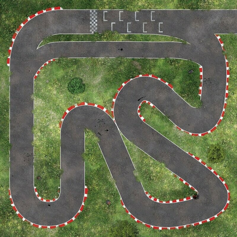 Playmat Circuit F1 4'/4' = 122 cm/122 cm Playmat Circuit F1 4'/4' = 122 cm/122 cm