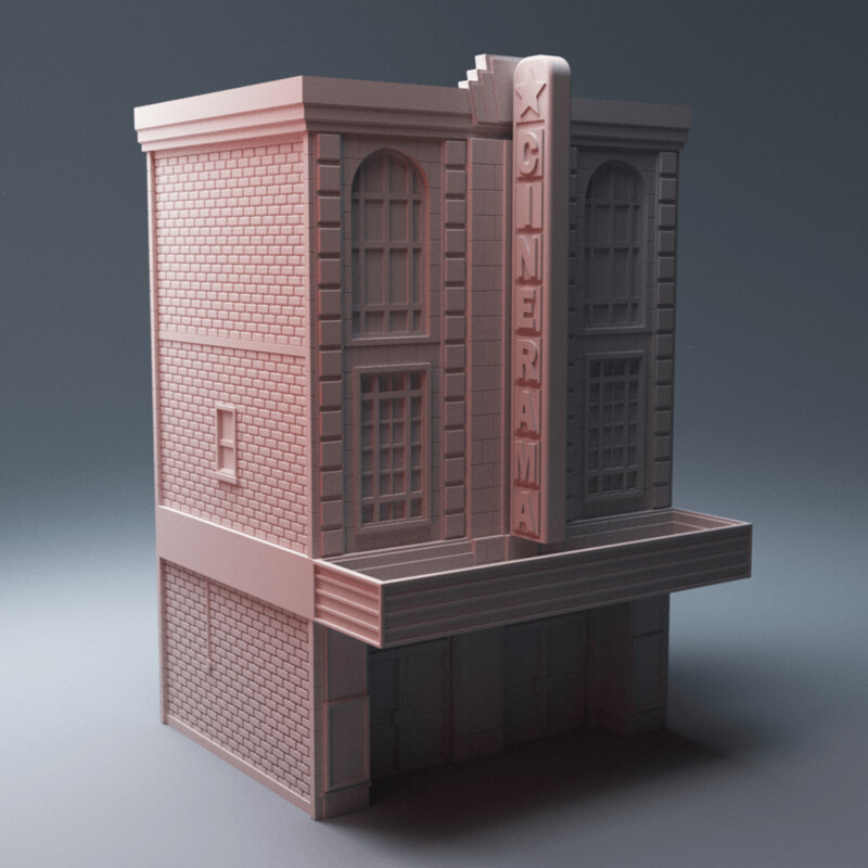 Urban Modern Movie Theater