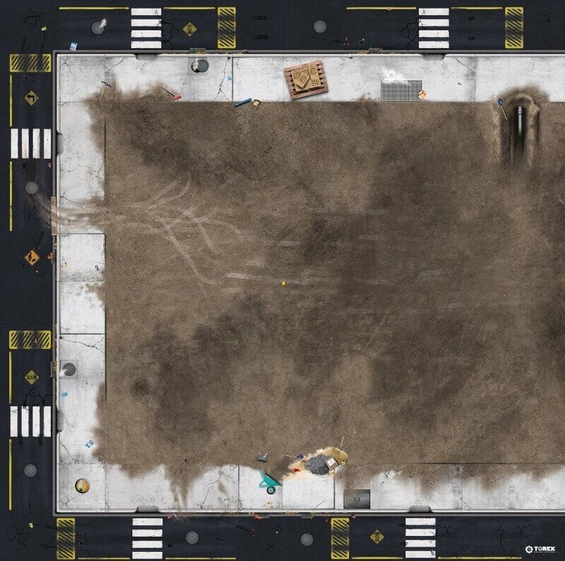 Battlemat Chantier (Compatible Marvel Crisis Protocol)