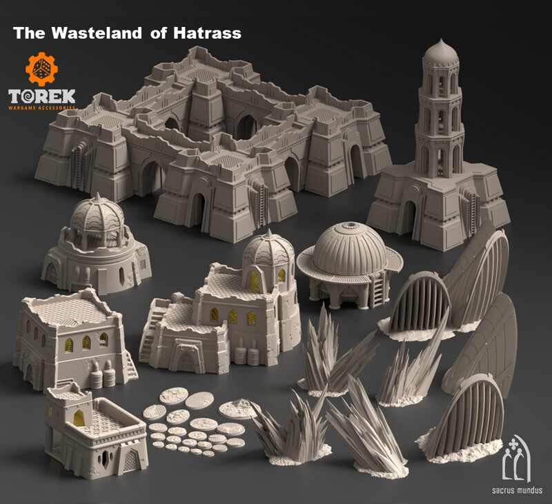 Table complète Wasteland of Hatrass "Dune"