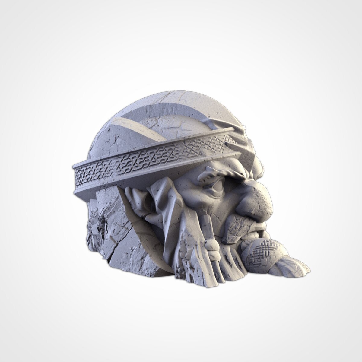 Dwarf terrain head 1