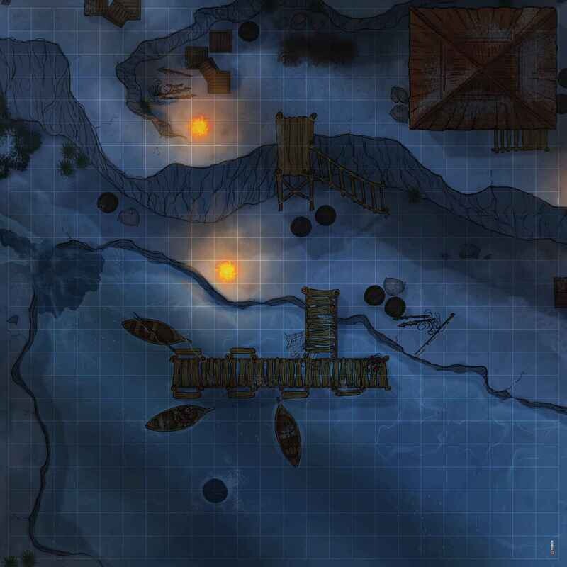 Battlemat RPG FV Snow