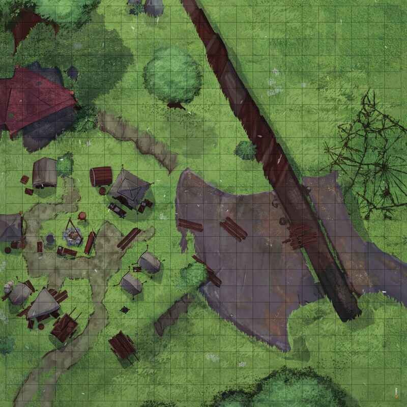 Battlemat RPG Dead Giant