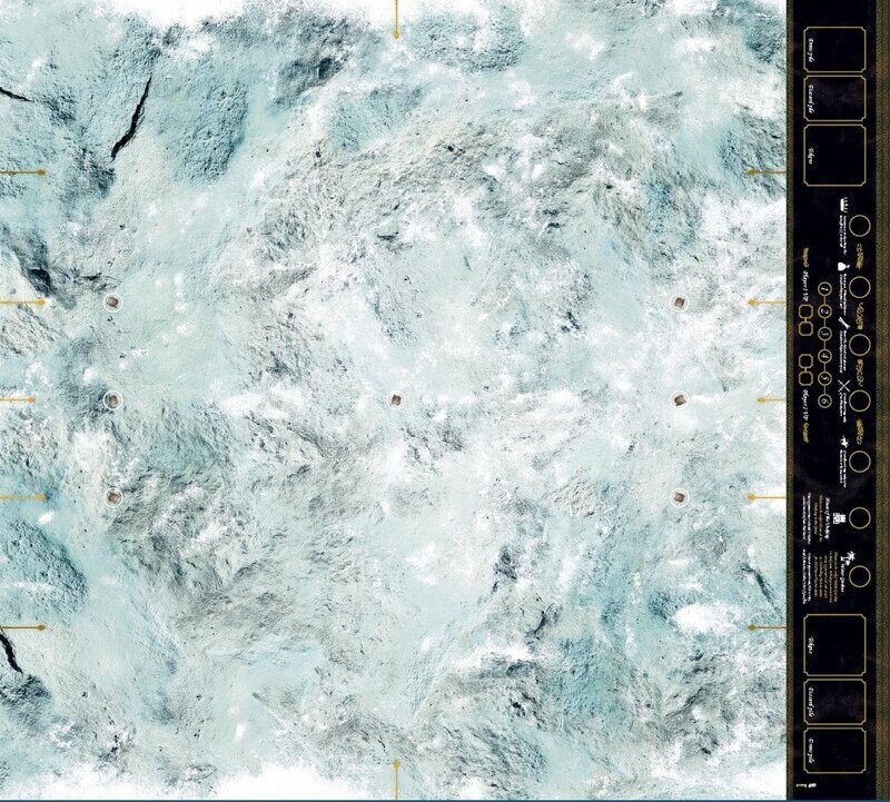 Battlemat Montagne glace ASOIAF