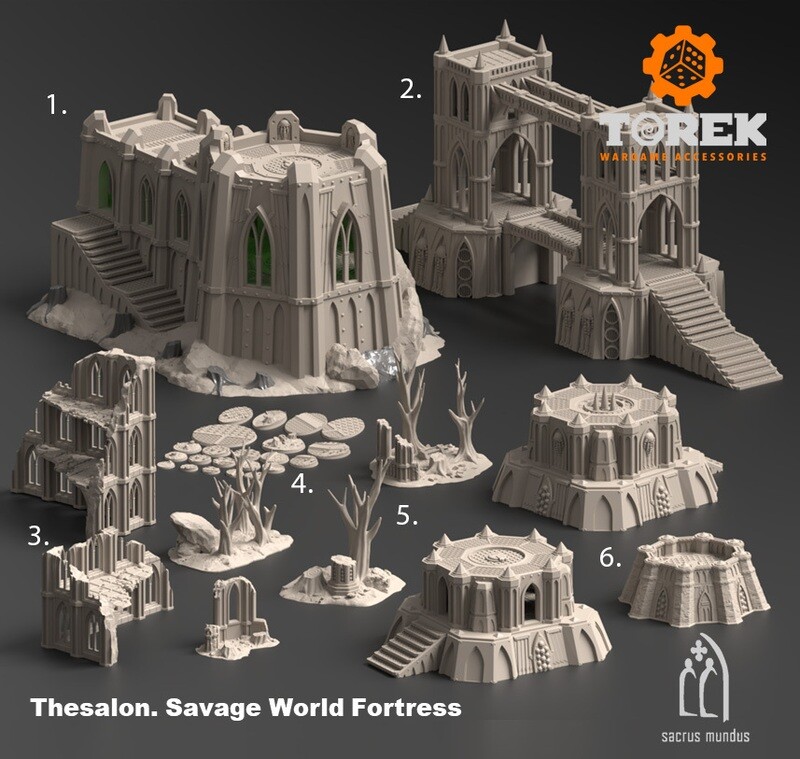 Pack  Thesalon. Savage World Fortress