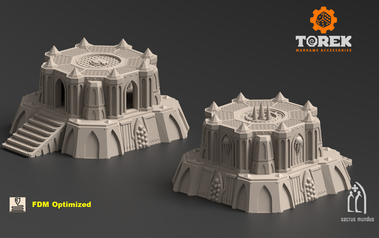 Thesalon. Savage World Silos (2 models)