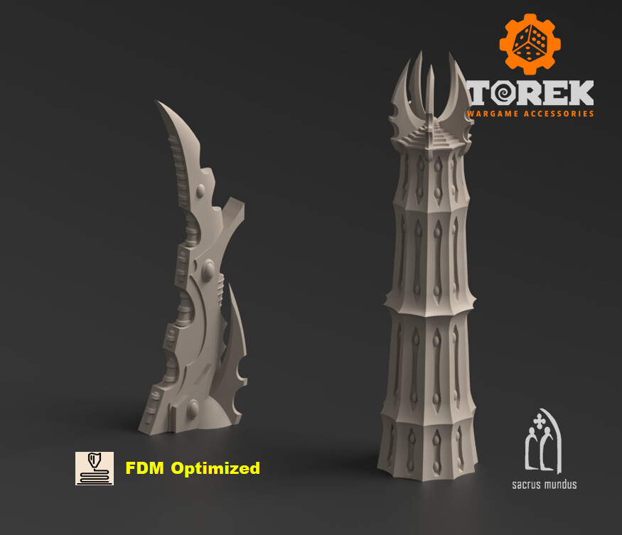 Arlengrad. Misty Star City Towers (2 models)