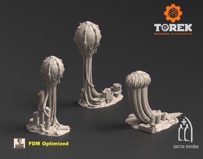 Tulipa, Evolved Infestation Spores (3 models)