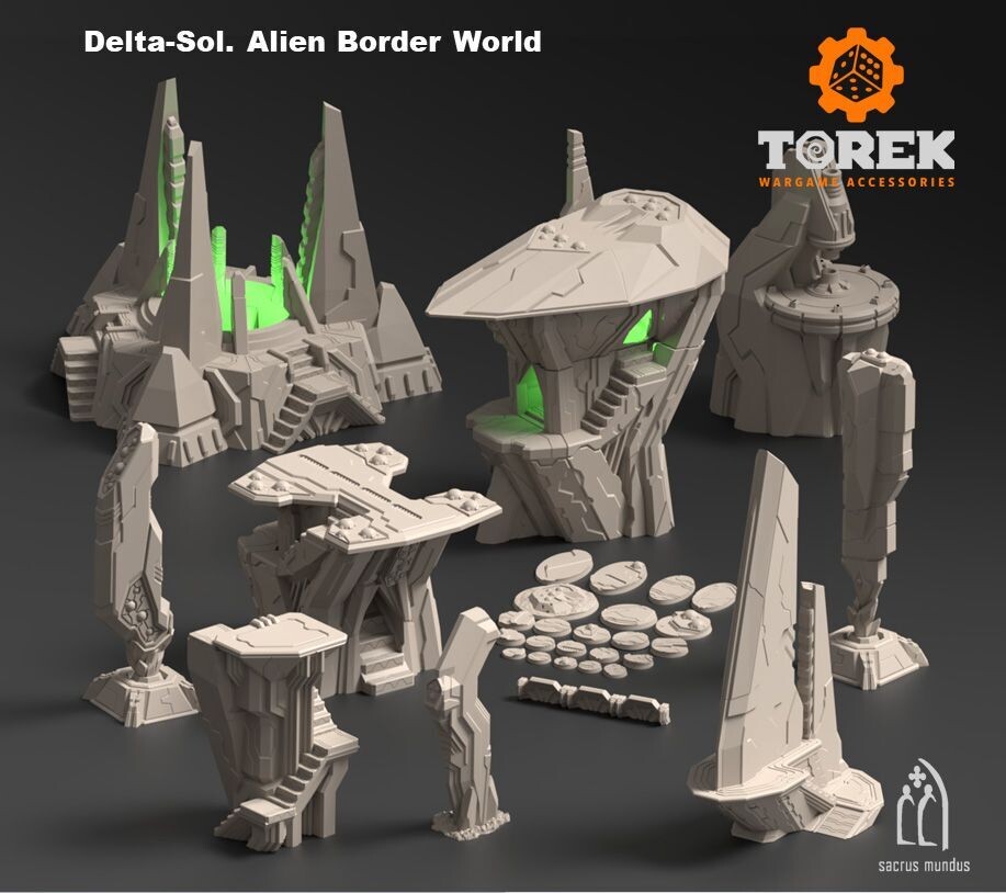 Pack Delta-Sol. Alien Border World