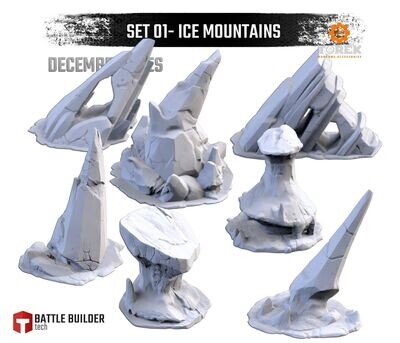 Table Complète Ice Mountains (7 models)