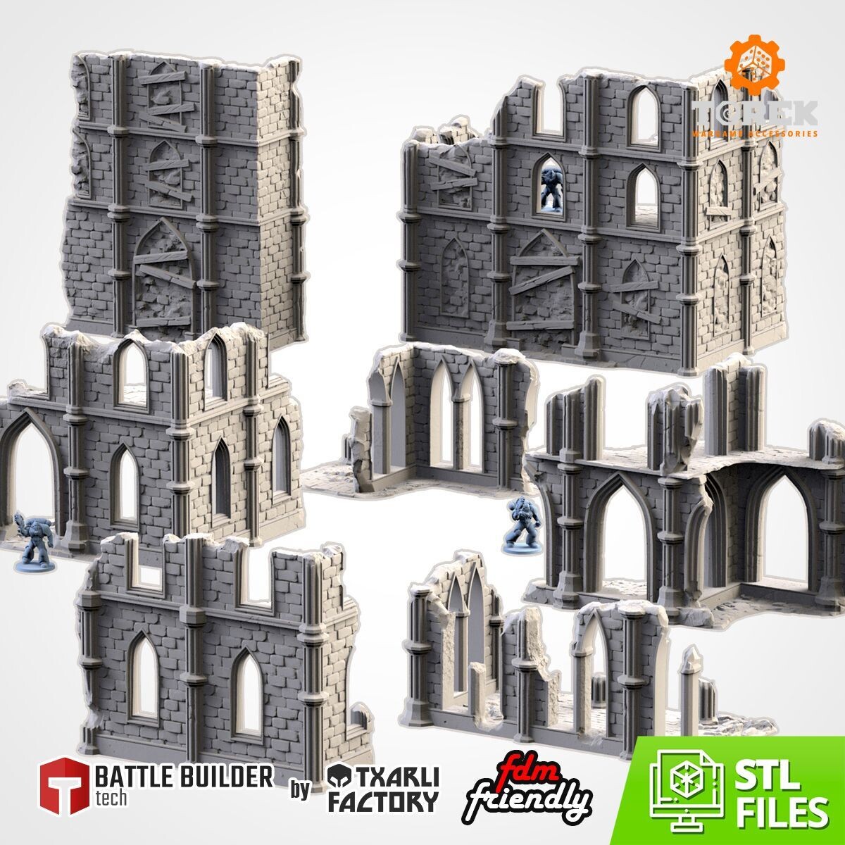 Table Complète Temple Ruins  (7 models)