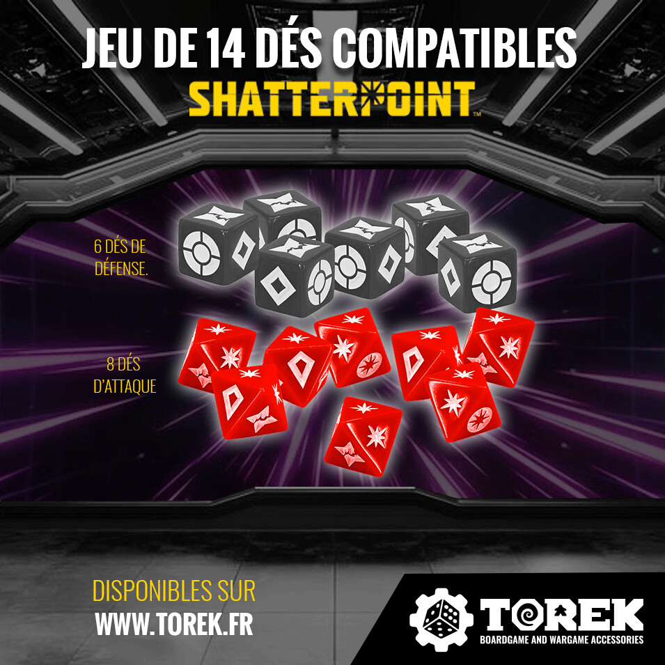 Star Wars Shatterpoint Compatible Dice Set
