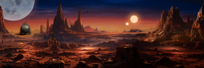 Fond de Table Geonosis (Compatible Star Wars Shatterpoint)
