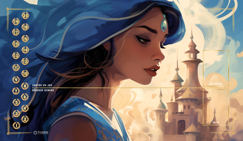 PLAYMAT  inspired by  Jasmine Lorcana