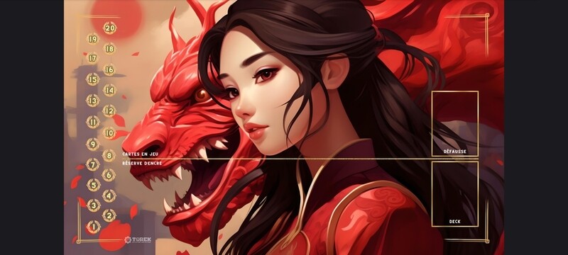 PLAYMAT inspired by  Mulan 2 Lorcana