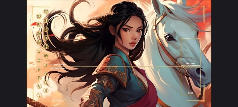PLAYMAT  inspired by  Mulan Lorcana