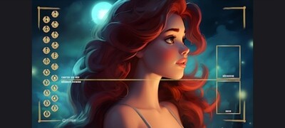 PLAYMAT inspired by Ariel 2 Lorcana