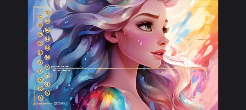 PLAYMAT  inspired by  Elsa Lorcana