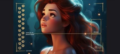 PLAYMAT inspired by Ariel Lorcana