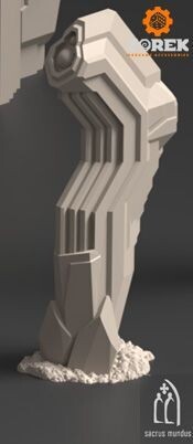 Delta-Sol. Alien Border World Monolith D