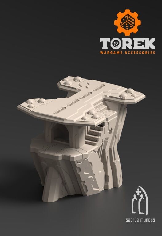 Delta-Sol. Alien Border World Platform