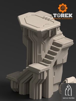 Delta-Sol. Alien Border World Monolith B