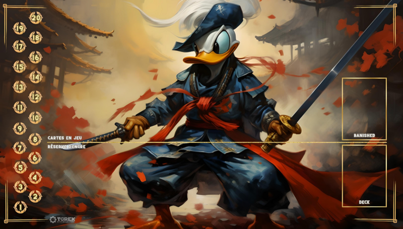 PLAYMAT  inspired by  Donald Lorcana