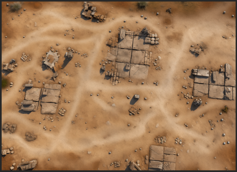 Battlemat Post Apo 2 Battlemat Post Apo 2