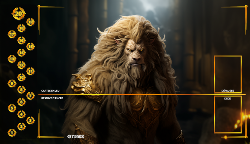 PLAYMAT  inspired by the beast / la bête  Lorcana