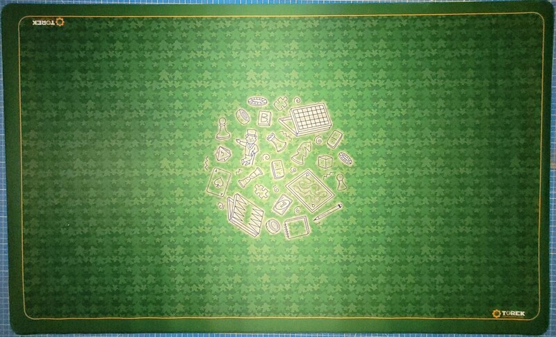 Tapis Meeple vert 100cm/60cm AVEC DÉFAUT