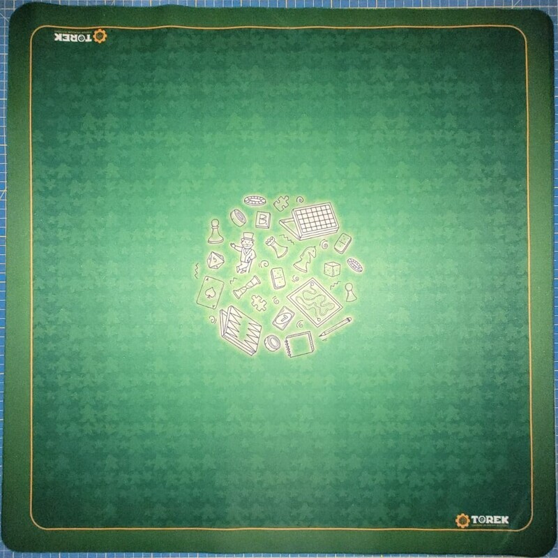 Tapis Meeple Vert 60cm/60cm AVEC DÉFAUT DE SUBLIMATION