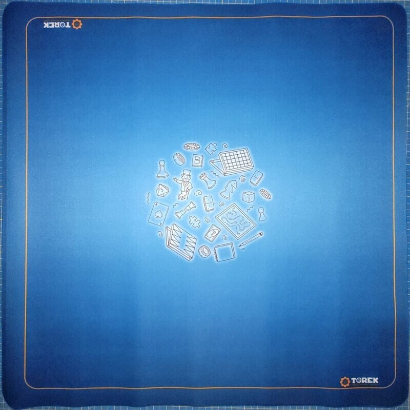 Tapis Meeple bleu 60cm/60cm AVEC DÉFAUT