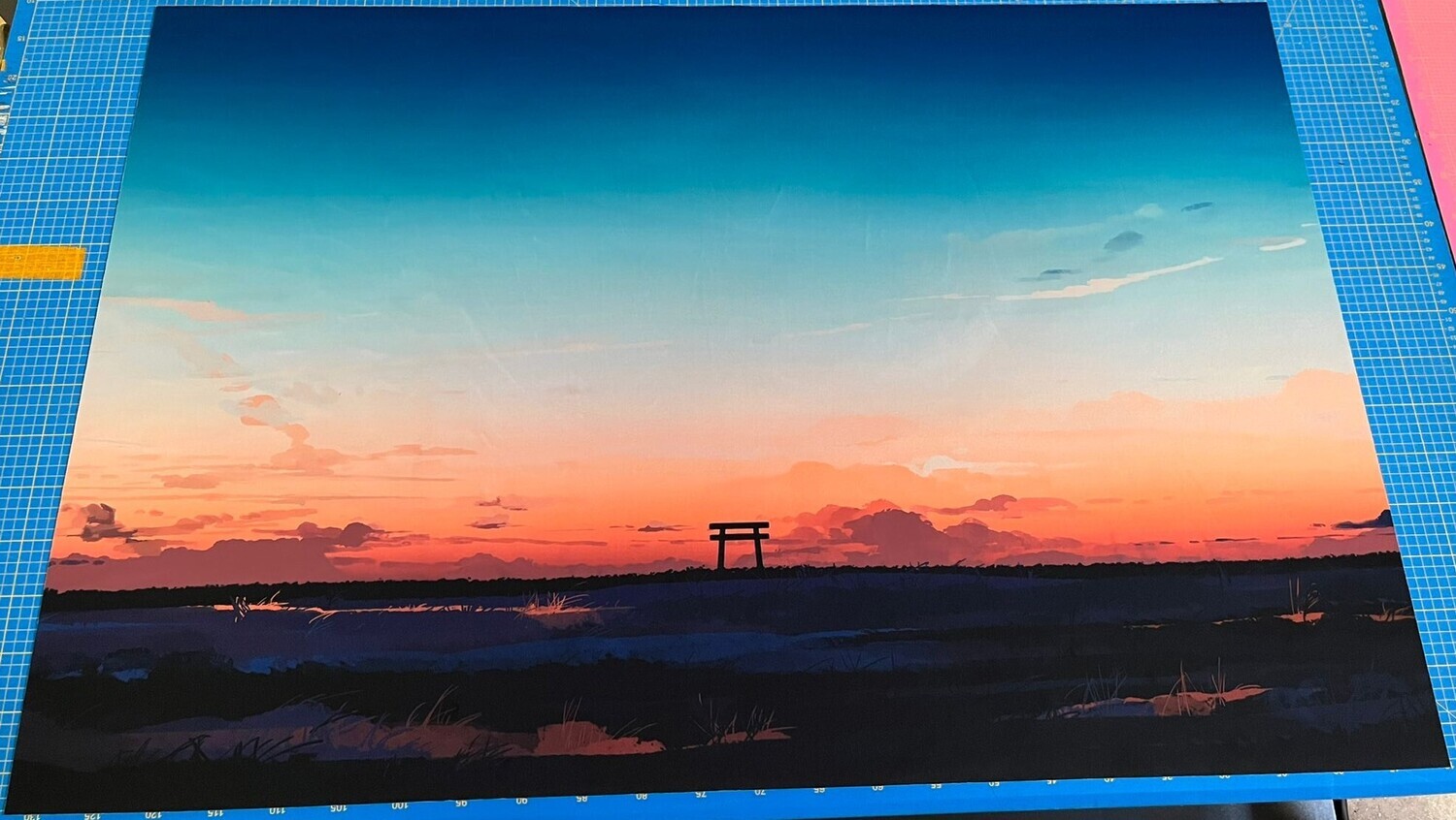 Playmat Porte Torii AVEC DÉFAUT (3'*4')