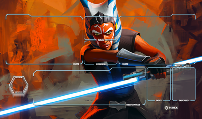 Playmat inspired by Ahsoka 2 Star Wars unlimited compatible 1 player