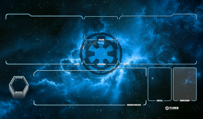 Playmat inspired by Republic Star Wars unlimited compatible 1 player