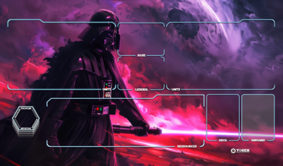 Playmat inspired by Vador Star Wars unlimited compatible 1 player