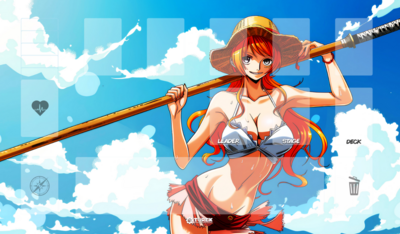 Playmat Compatible One Piece Card inspired by Nami
