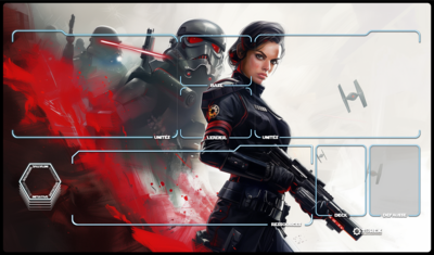 Playmat inspired by Iden Versio Star Wars unlimited compatible 1 player