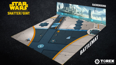 Battlemat Republique City (Star Wars Shatterpoint)