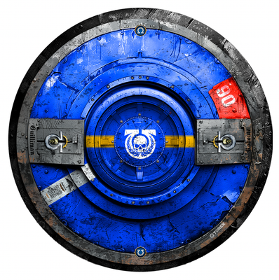 Gabarits d'objectifs /  target templates - inspiration Ultra Marines for WARHAMMER 40000 ® Compatible