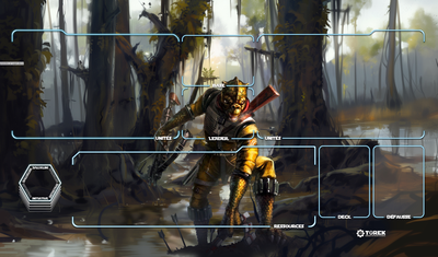 Playmat inspired by Bossk / Star Wars unlimited compatible / 1 player