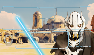 Playmat inspired by Grievous / Star Wars unlimited compatible / 1 player