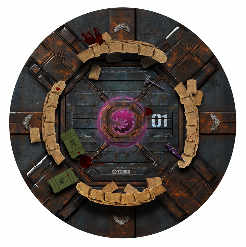 Gabarits d'objectifs /  target templates - Inspiration CULTE GENESTEALER for WARHAMMER 40000 ® Compatible