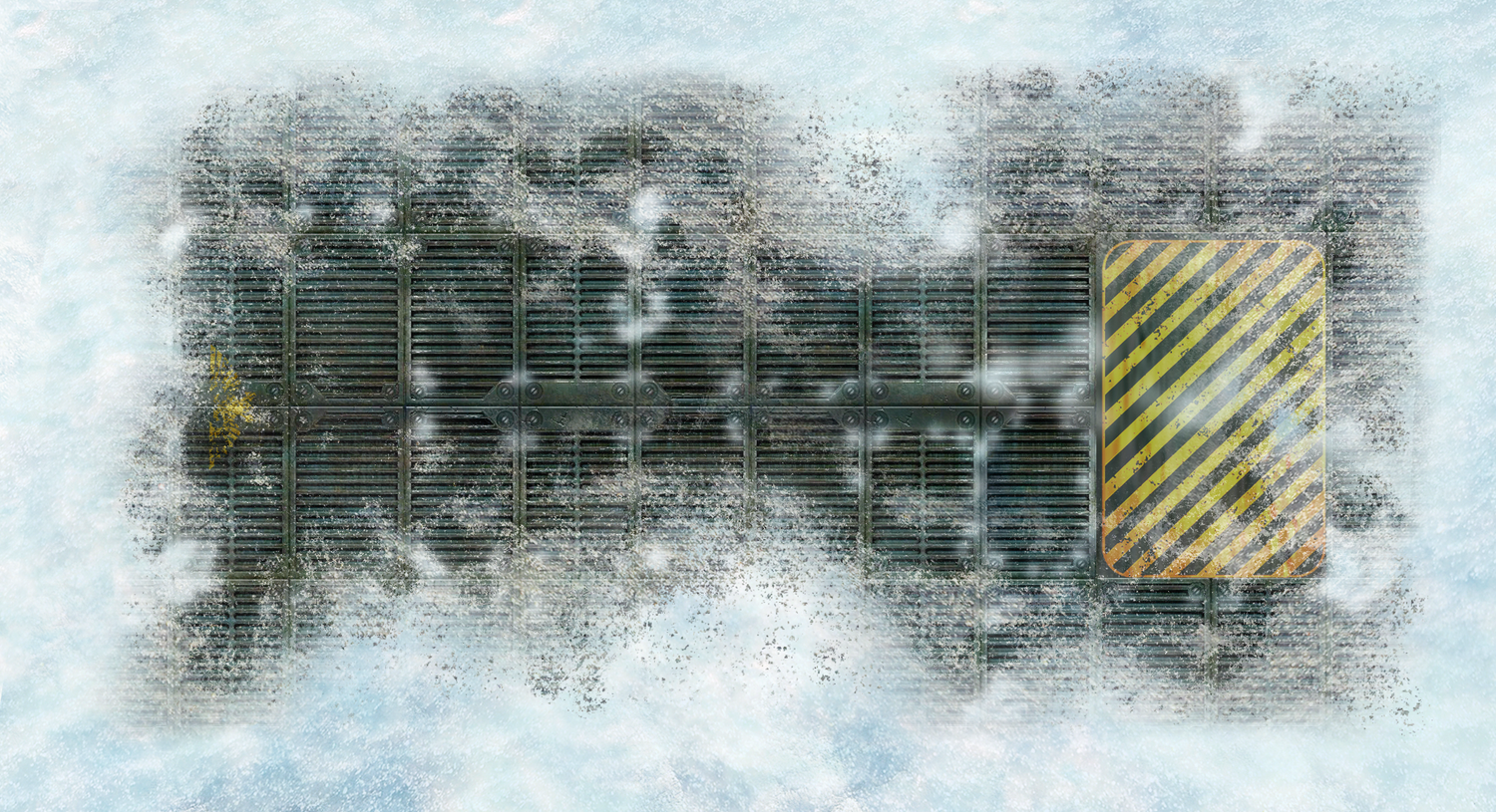 Zones de ruines Ice Mountain (6'/12') WTC for WARHAMMER 40000 ® Compatible