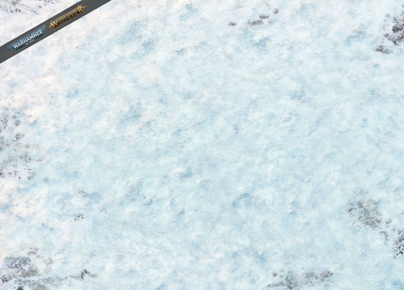 Battlemat Ice Mountain Battlemat Ice Mountain