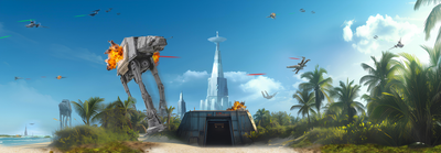 Fond de Table Scarif Diversion (Compatible Star Wars Shatterpoint)