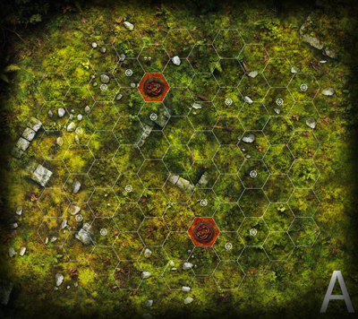 Battlemat Forest compatible  Warhammer Underworlds ®