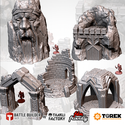 Construction Naines (5 model) - Dwarfen Constructions